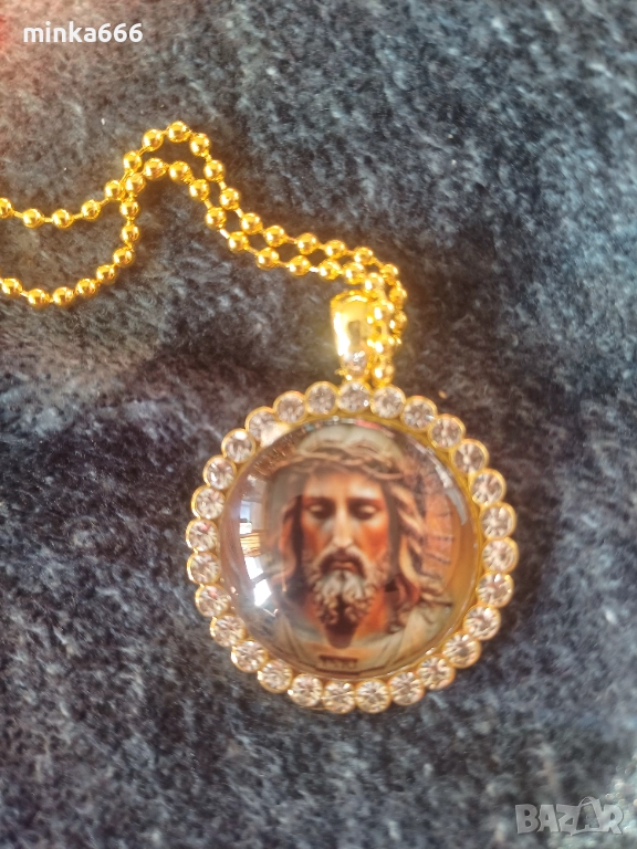 Колие с Исус Христос, снимка 1