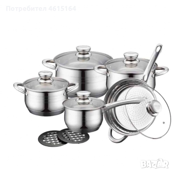 Марка: Royalty Line Модел: RL-1232 Материал: неръждаема стомана Дъно: 9-слойно, топлоразпределящо По, снимка 1