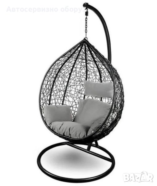 Градинска люлка тип гнездо, люлка яйце, снимка 1