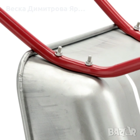 Градинска количка с товаропоносимост 100 кг - голям капацитет и стабилна основа, снимка 7 - Градинска техника - 53858028