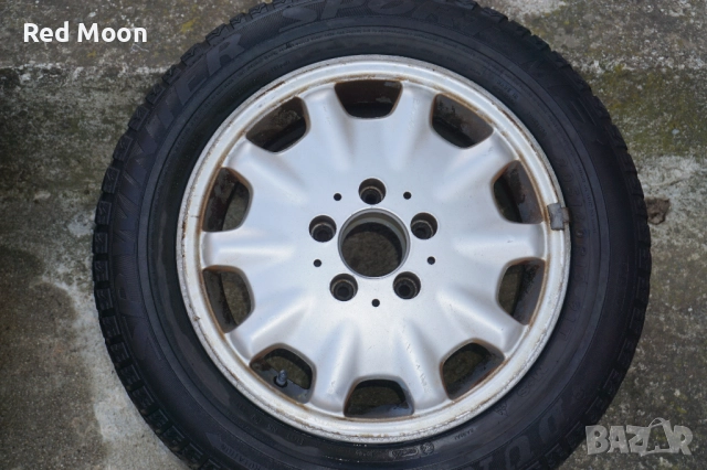 4 Броя Оригинални Алуминиеви Джанти за Mercedes Е класа W210 7Jx15H2 ET37 Made In Germany, снимка 4 - Гуми и джанти - 51809470