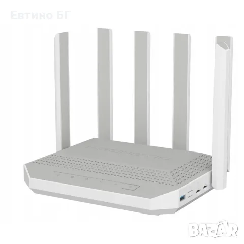 Безжичен рутер Keenetic Hero 5G, 4 порта 1Gb/s, 2.5Gb/s, 802.11ax, 21.7x4.5x15.9cm