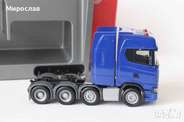 HERPA H0 1/87 SCANIA ВЛЕКАЧ КАМИОН МОДЕЛ, снимка 6 - Колекции - 53644736