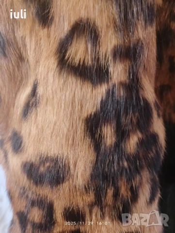 намаление на тигрово патенце естествен косъм , снимка 7 - Палта, манта - 52584849