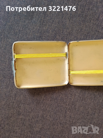 Стари метални табакери, снимка 5 - Антикварни и старинни предмети - 53186848