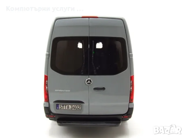 Mercedes-Benz Sprinter 2018 микробус - мащаб 1:18 на Norev  моделът е нов в кутия, снимка 4 - Колекции - 56196304