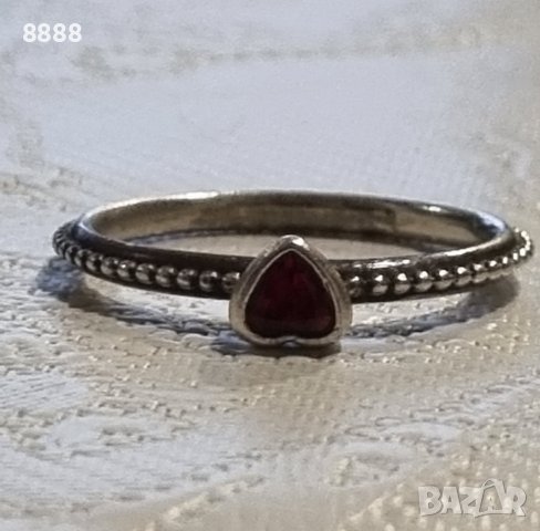 Оригинален сребърен пръстен Pandora , снимка 2 - Пръстени - 44216361