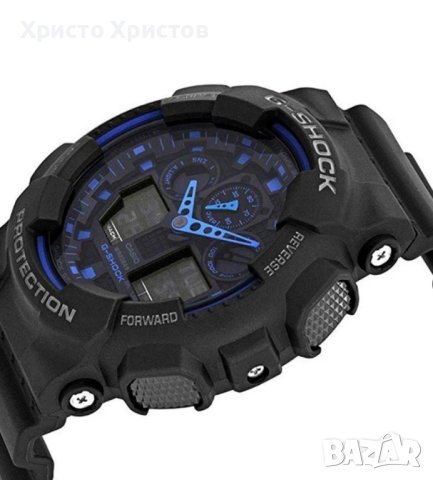 Мъжки часовник Casio G-Shock GA-100-1A2ER, снимка 3 - Мъжки - 41627856
