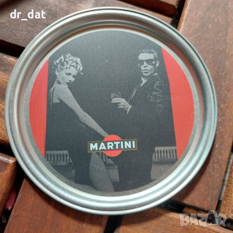 MARTINI комлект подложки и посребрена коктейлна лъжица, снимка 5 - Прибори за хранене, готвене и сервиране - 42389166