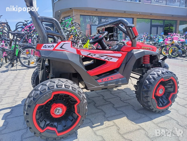 SAFARI двуместен акумулаторен джип JAKARTA 4x4 червен, снимка 3 - Детски велосипеди, триколки и коли - 53569417