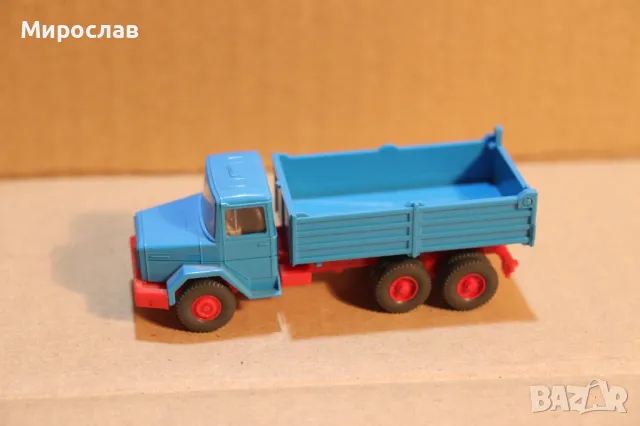 WIKING 1:87 H0 MAGIRUS САМОСВАЛ ГОНДОЛА КАМИОН TIR МОДЕЛ, снимка 2 - Колекции - 49741210