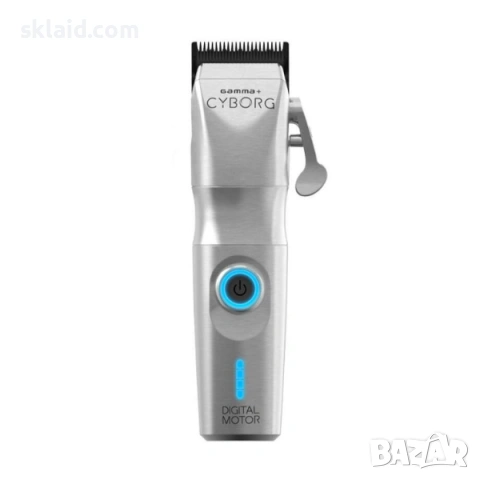 Машинка Gamma+ Cyborg, снимка 2 - Машинки за подстригване - 53795989