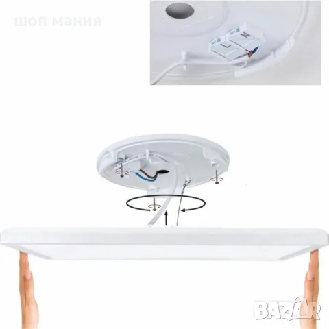 BestLuz LED панел с 3 степени на яркост и мек Backlight ефект, снимка 3 - Лед осветление - 55898806