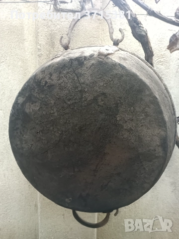 Голяма медна тава за лютеница, снимка 3 - Съдове за готвене - 52866718