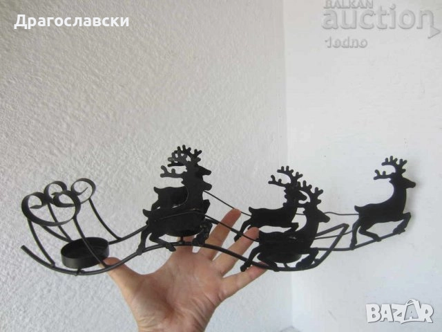 Свещници: от колело на каруца дърво ковано желязо, свещник, елен елени ангел ангели, снимка 16 - Други ценни предмети - 28874355