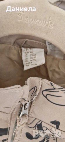 Пролетно якенце H&M, серия Disney, размер 80 (9-12 месеца), снимка 10 - Бебешки якета и елеци - 53637469