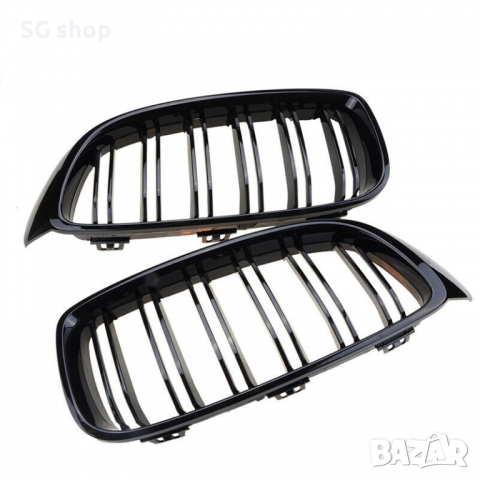 Бъбреци Решетки За БМВ BMW F32 F33 F36 Черен Гланц М4 Тип След 2013, снимка 4 - Аксесоари и консумативи - 36125399