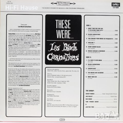  Les Black Carnations ‎– These Were ... Les Black Carnations, снимка 2 - Грамофонни плочи - 39629902