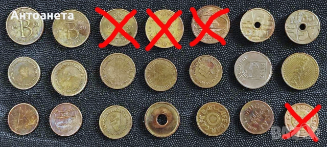 Стари български и чужди жетони, снимка 6 - Колекции - 27631940