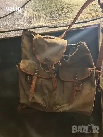Брезентова туристическа раница , снимка 1