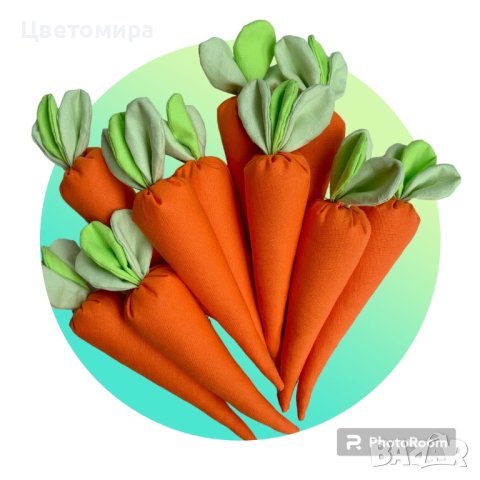Подаръци за ученици / Морковчета от плат