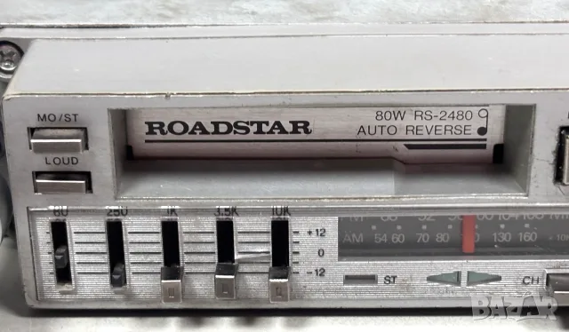 Ретро автомобилен касетофон с радио Roadstar RS-2480 Auto Reverse , снимка 2 - Аксесоари и консумативи - 55788057