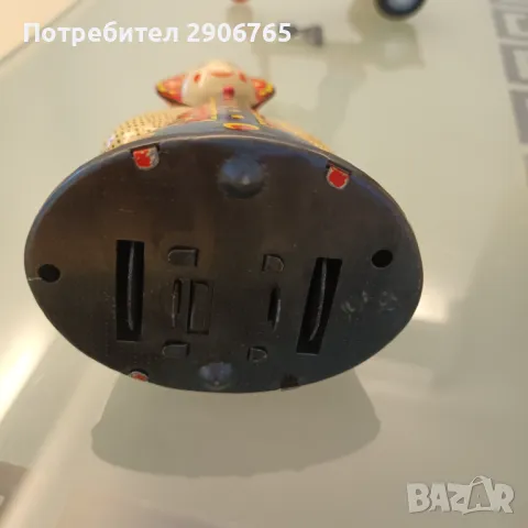 Стара механична ламаринена играчка с ключ работеща, снимка 14 - Колекции - 48144356