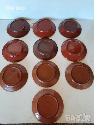 Български битови керамични чиний купи и капаци, снимка 11 - Чинии - 52930225