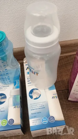 Бебешките шишета за хранене Philips Avent, снимка 4 - Прибори, съдове, шишета и биберони - 55728599