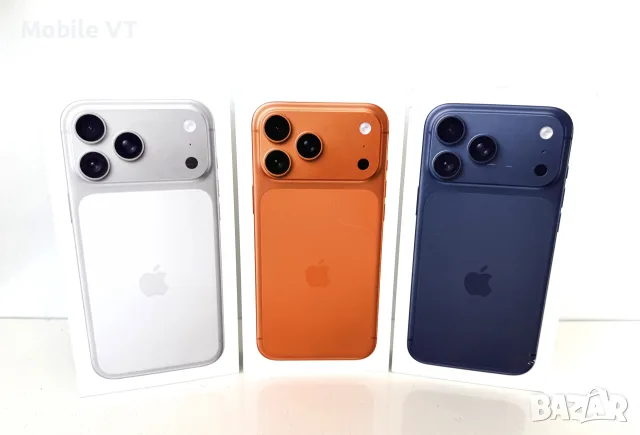 НОВ! iPhone 17 Pro Max 512GB Silver / Orange / Blue 2г.ГАРАНЦИЯ!!, снимка 2 - Apple iPhone - 55934459