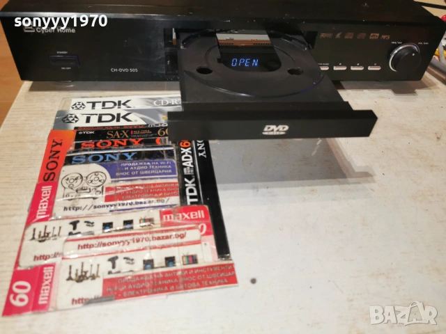 CYBER HOME CH-DVD 505 ВНОС GERMANY 2701261005, снимка 5 - Плейъри, домашно кино, прожектори - 53241304
