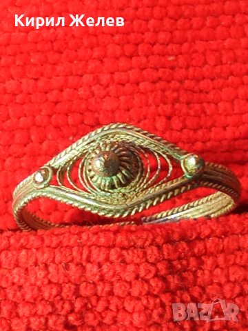 СТАРИНЕН ВЪЗРОЖДЕНСКИ ФИЛИГРАНЕН МАЙСТОРСКА ЮВЕЛИРНА РЪЧНА ИЗРАБОТКА ПРЪСТЕН 20301, снимка 2 - Антикварни и старинни предмети - 32552961