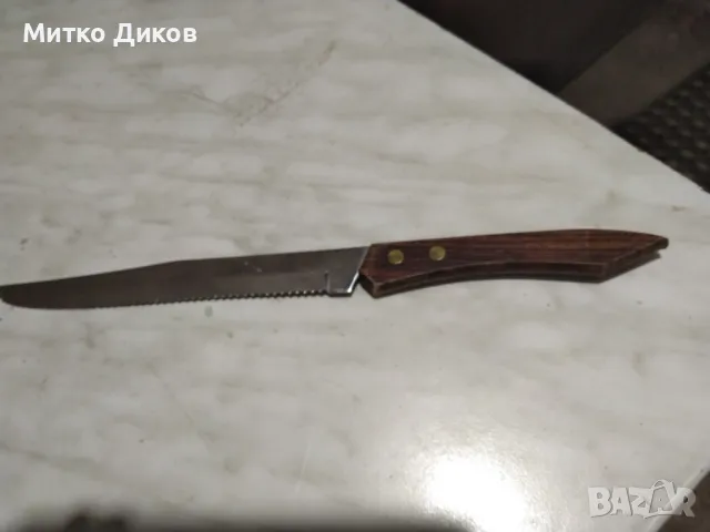 Нож за хляб станлес стийл 320х 190мм острие за хляб като нов