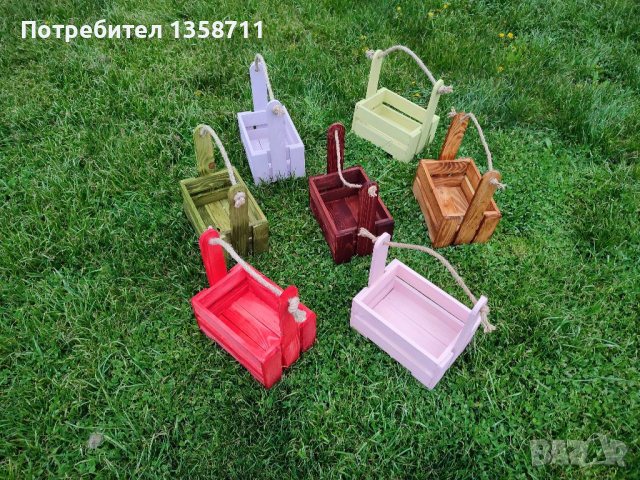 Цветни щайги , снимка 5 - Декорация за дома - 36502101