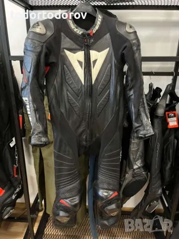 Кожен мото екип DAINESE LAGUNA SECA,размер 50-М,оригинален, снимка 1