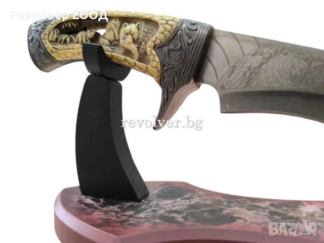 Сувенирен нож Мечка, снимка 4 - Антикварни и старинни предмети - 48023390