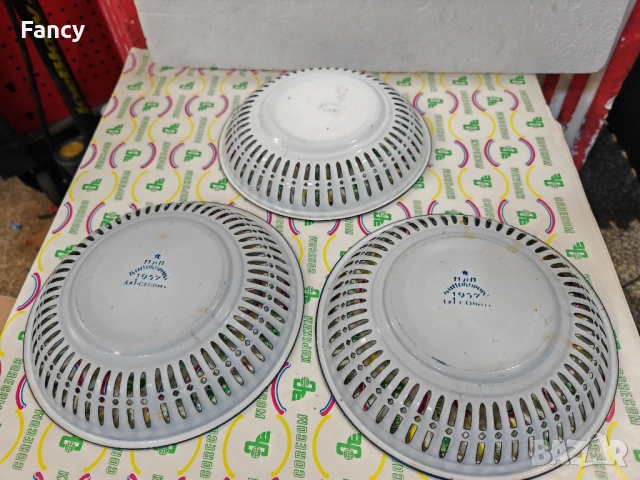 Емайлирани гевгири/панерки , снимка 7 - Съдове за готвене - 52329740