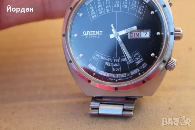 Японски часовник ''Orient'' /календар/ автоматичен, снимка 9 - Мъжки - 47680302