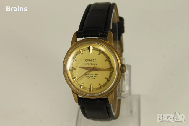 1960's QUALEX Френски Позлатен Ръчен Часовник