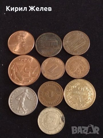 Лот монети от цял свят 10 броя ЛИВАН, НИГЕРИЯ, ФРАНЦИЯ ЗА КОЛЕКЦИЯ ДЕКОРАЦИЯ 40478