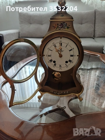 Настолен каминен часовник, снимка 6 - Антикварни и старинни предмети - 53075357