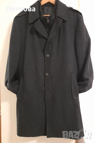 Мъжко вълнено палто JEAN CARRIERE, снимка 3 - Якета - 52694488