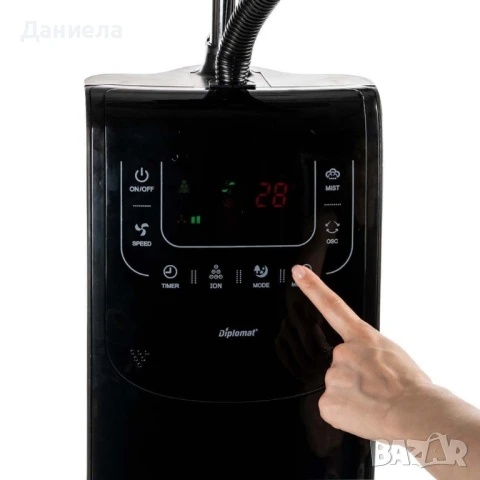 Вентилатор с водна мъгла 16" 7in1, 90W, мултифункционален, LED, дист. упр-е, снимка 11 - Вентилатори - 50680565