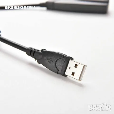 USB външна звукова карта 7.1 с кабел 3,5 мм аудио стерео жак микрофон Hi-Fi слушалка слушалки аудио , снимка 15 - Друга електроника - 47536153