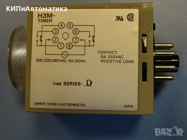реле време Omron H3M-D solid state timer 0-1 min, снимка 6 - Резервни части за машини - 42539683