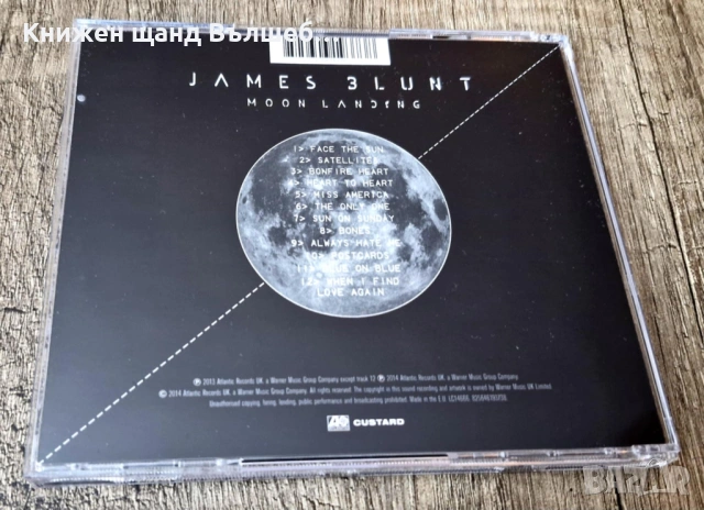 Компакт Дискове - Поп - Рок: James Blunt - Moon Landing, снимка 2 - CD дискове - 53123935