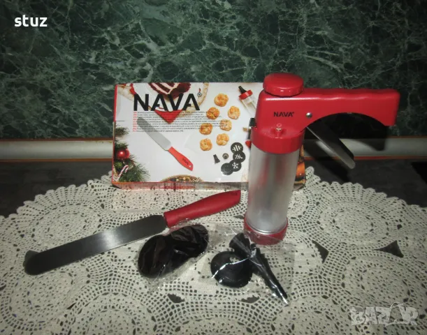 Кулинарна преса за сладки и гарниране, неупотребявана, снимка 2 - Аксесоари за кухня - 50008741