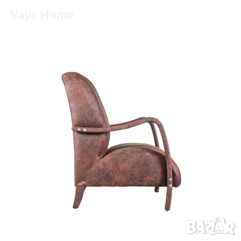Кресло, Prestige, Кафяв, снимка 2 - Дивани и мека мебел - 44711676