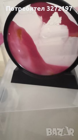 3D движеща се пясъчна картина,дълбоководен пясъчен пейзаж,размер 18cm х 19cm (7 инча), снимка 3 - Декорация за дома - 41856913