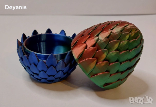 Играчка 3D принтирани драконче с драконово яйце, снимка 6 - Фигурки - 53398207